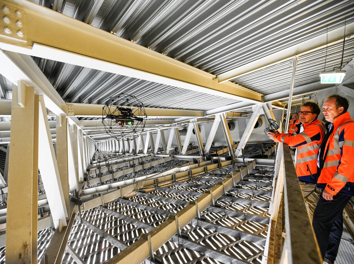 Eliminating Downtime for a Train Station Roof Inspection With ELIOS Drones