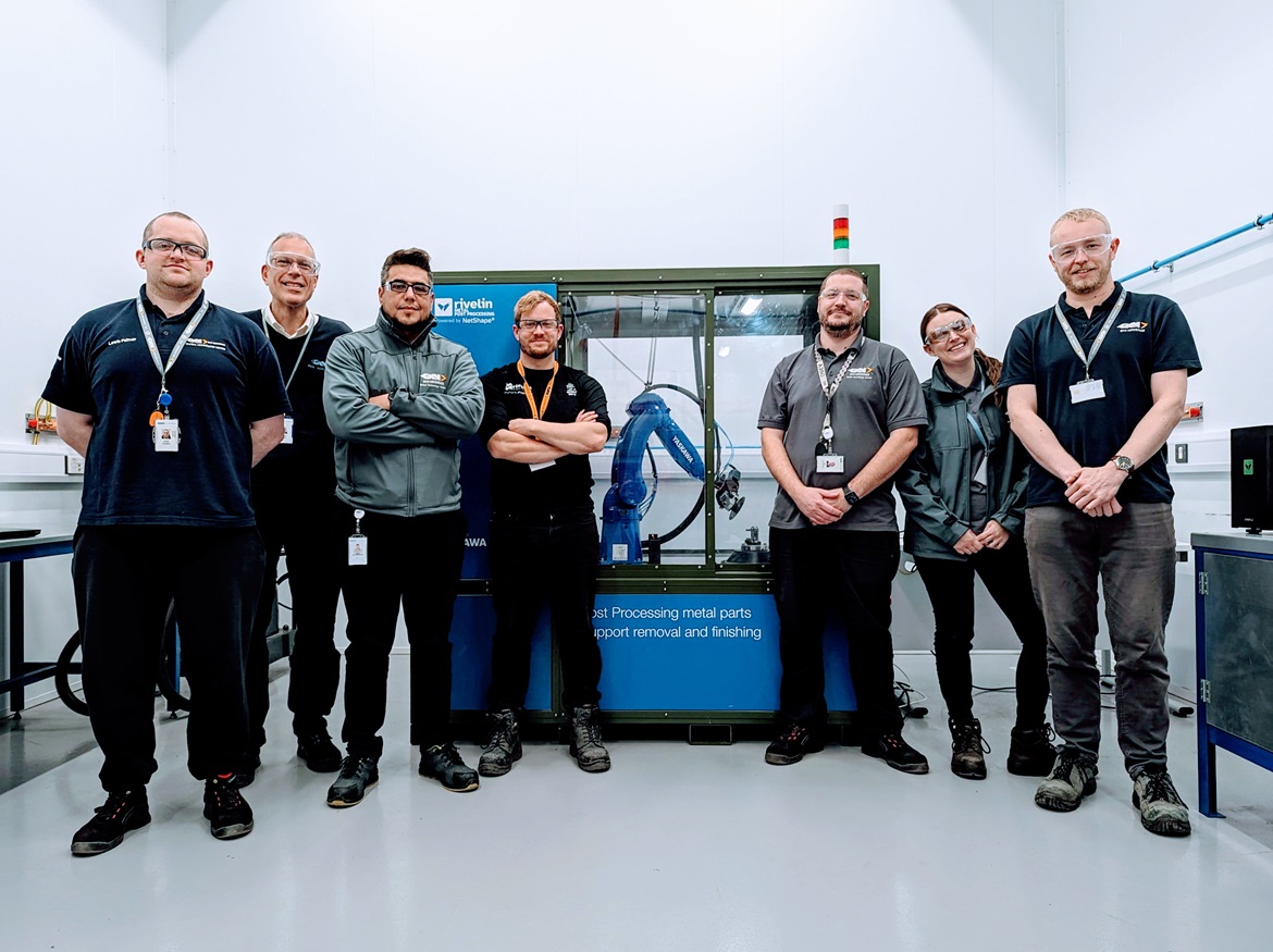 Rivelin Robotics Leads Innovate UK Project CAMPFIRE to Deliver Automated Post Processing Solutions for Regulated Industries