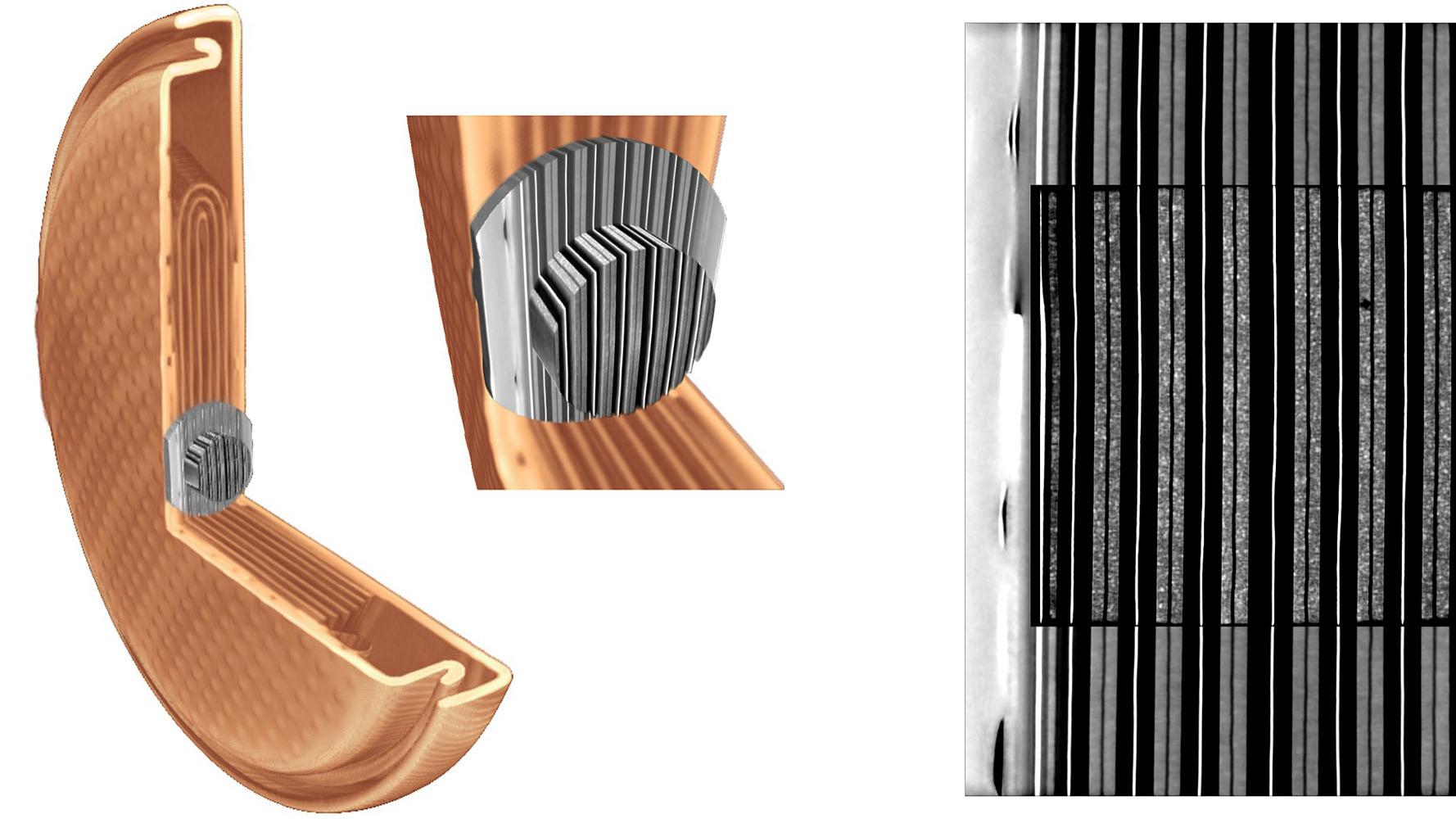 3D X-ray microscopy of a CC Battery