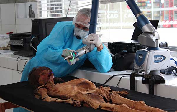 FARO’s 3D Laser Scanning Technology used in reconstructing the face of a mysterious mummy