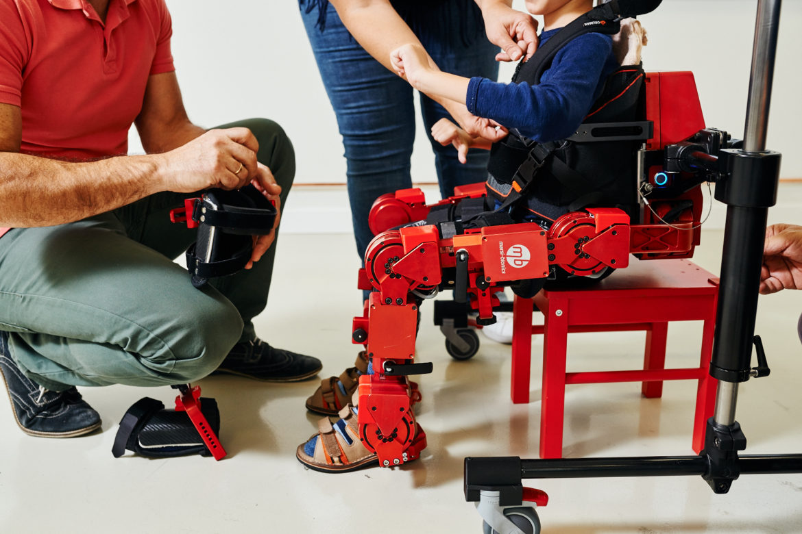 RLS magnetic encoders enable Marsi Bionics to build ‘life-changing’ exoskeletons