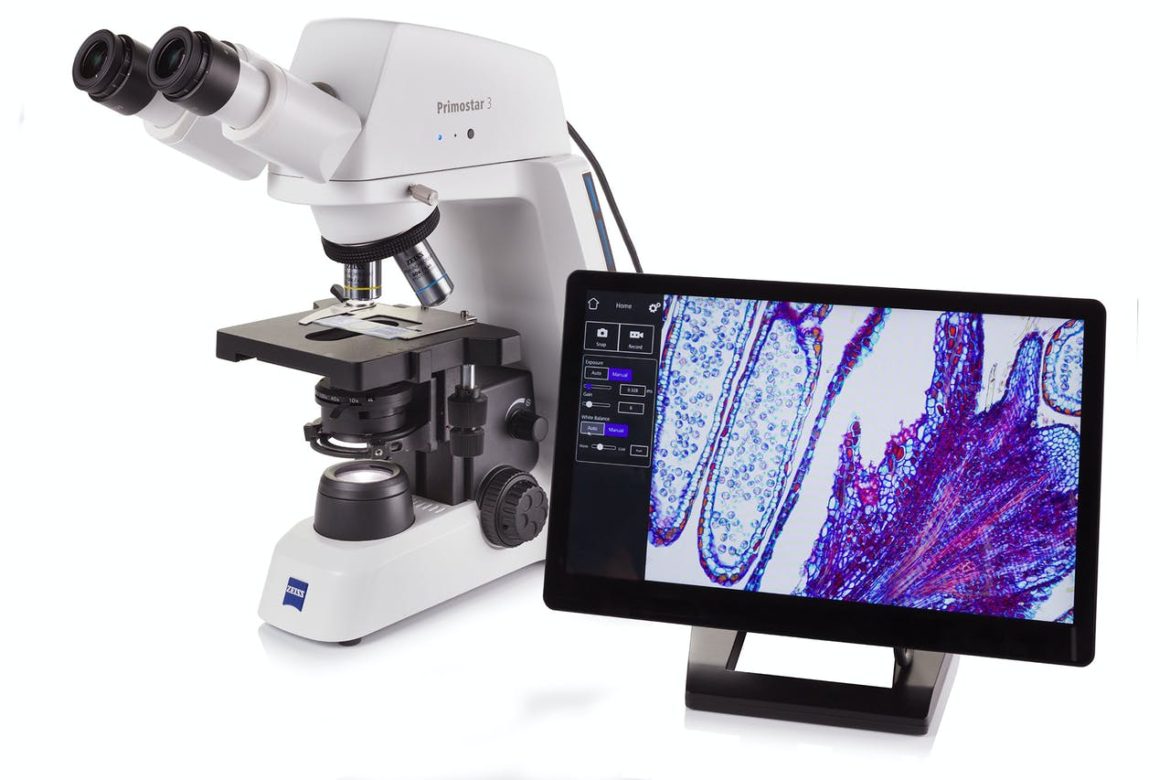 teaching microscope with camera