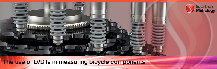 The use of LVDTs in measuring bicycle components