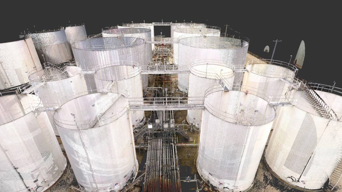 3D Laser Scanning for 2D Applications for the Liquid Storage Petrochemical Industry