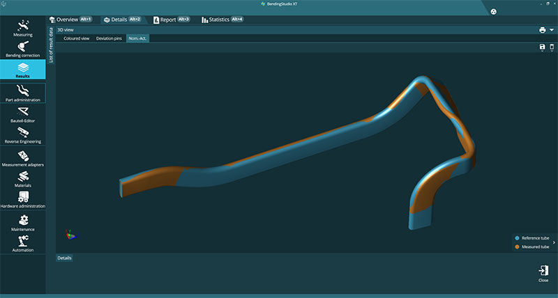 End-to-end tube measurement in one software solution, from automation to portable probing and scanning