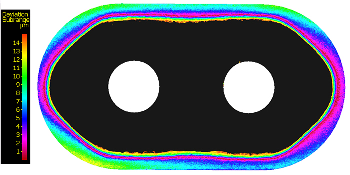 3D METROLOGY SERVICES – ELECTRONICS – STAMPED CONTACT FORM SCAN & STL OUTPUT