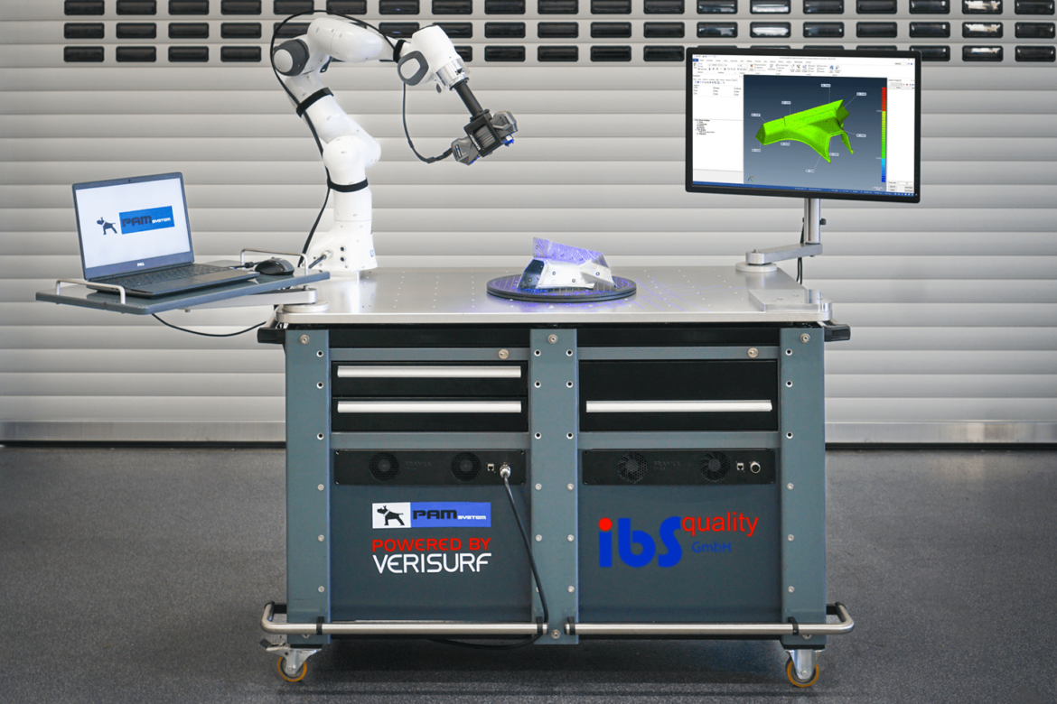 IBS Quality and Verisurf Software Introduce Portable Cobot Inspection System at Control
