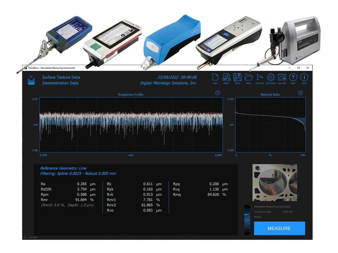 Digital Metrology Introduces TraceBoss Software for Portable Roughness Gages
