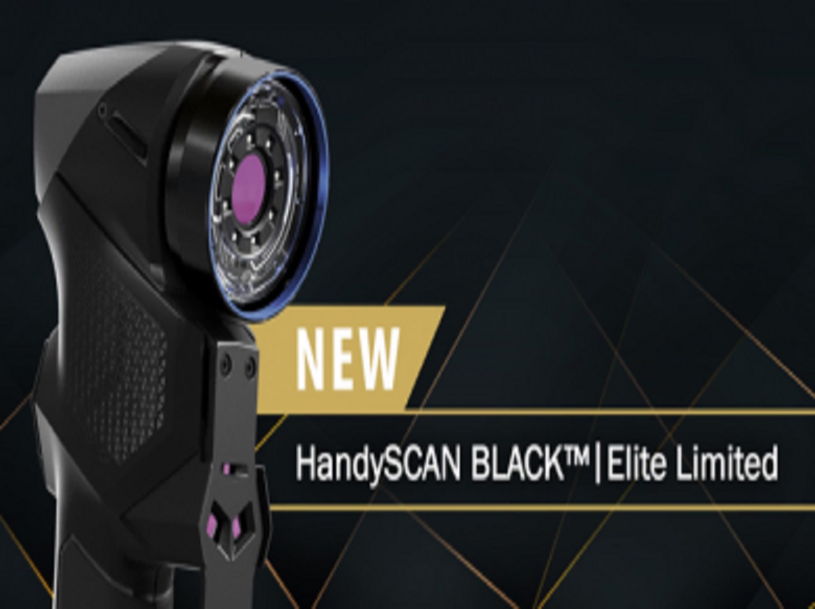 The Inventor of the First Ever Handheld Self-Positioning 3D Laser Scanner Achieves Other Breakthrough With Its New HandySCAN BLACK