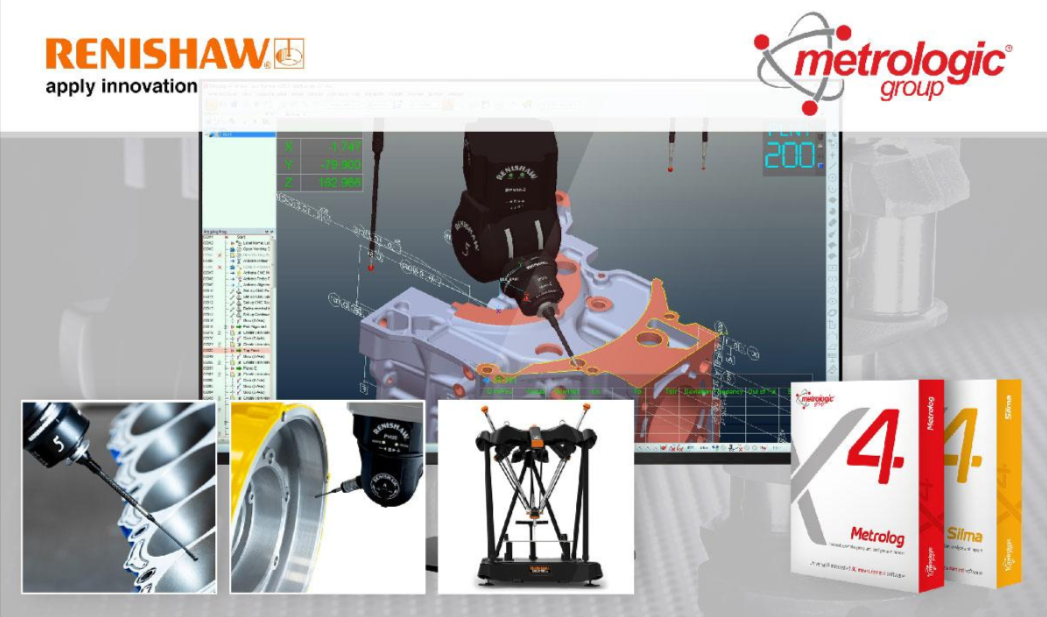 Metrologic Group and Renishaw will provide the industry with cutting-edge 3D inspection solutions.