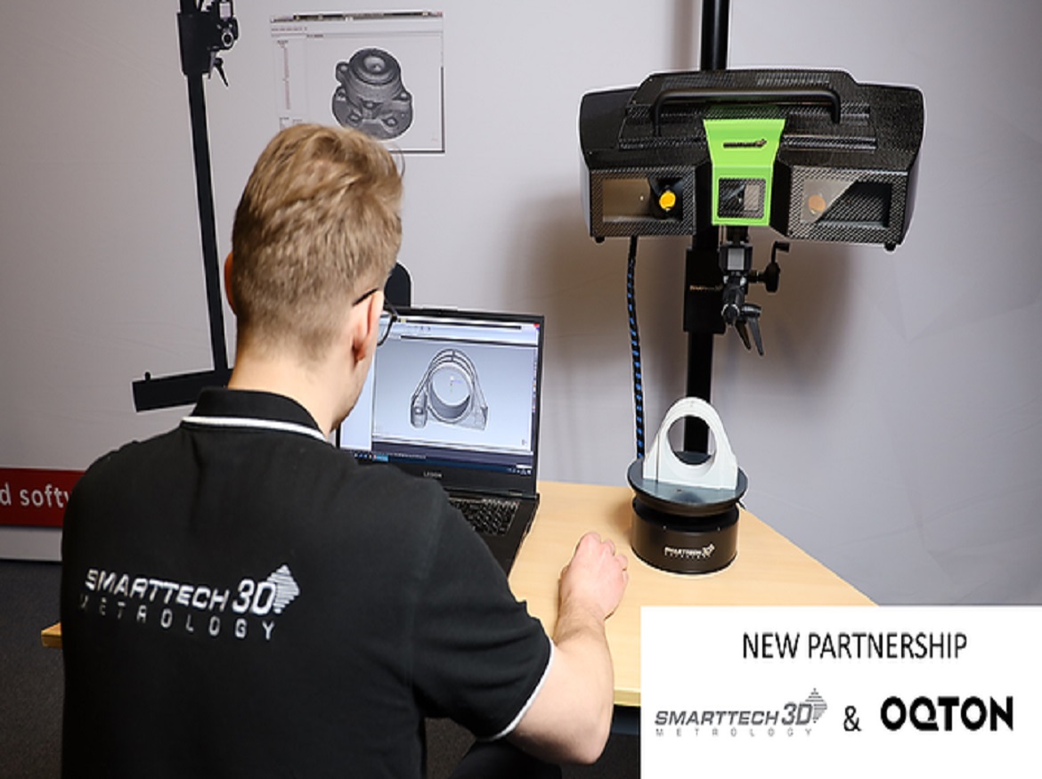 SMARTTECH3D Partners with Oqton for Automated Quality Control and Reverse Engineering.