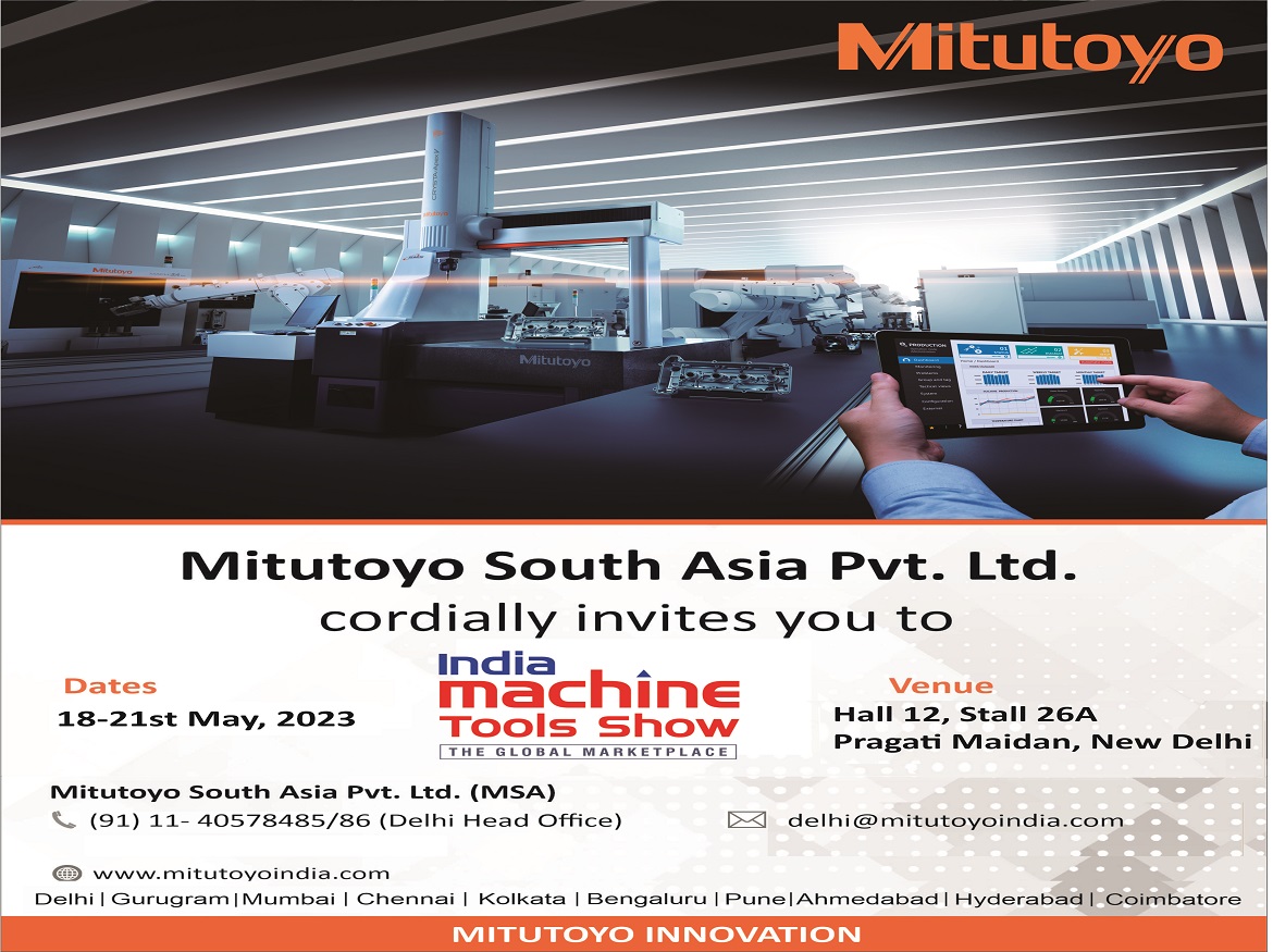 Mitutoyo Metrology Solutions Showcase at India Machine Tools Show 2023