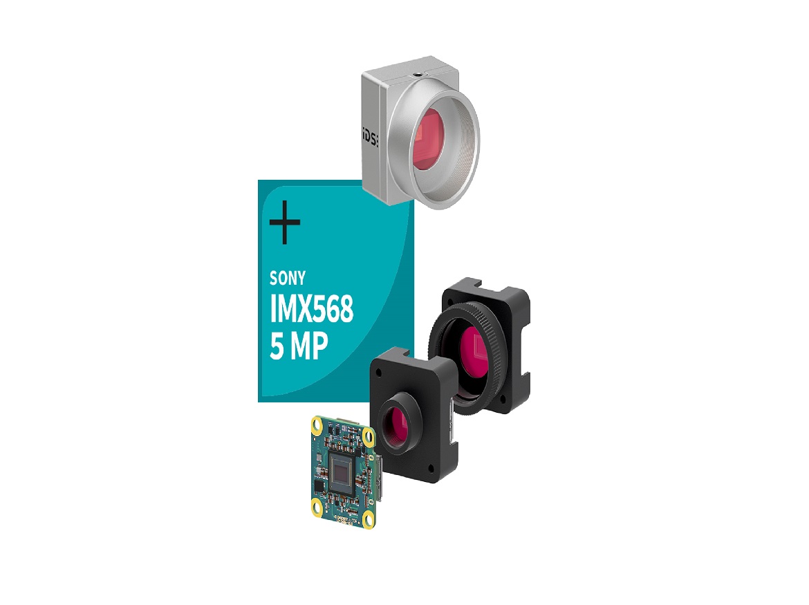 uEye+ XLS and XCP now with 5 MP Global Shutter sensor IMX568