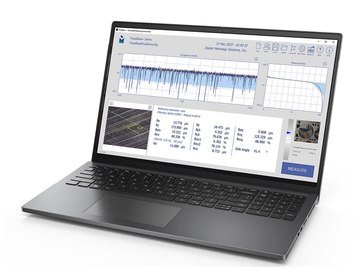 TraceBoss Plus Software Combines Surface Roughness and Crosshatch Measurement and Analysis