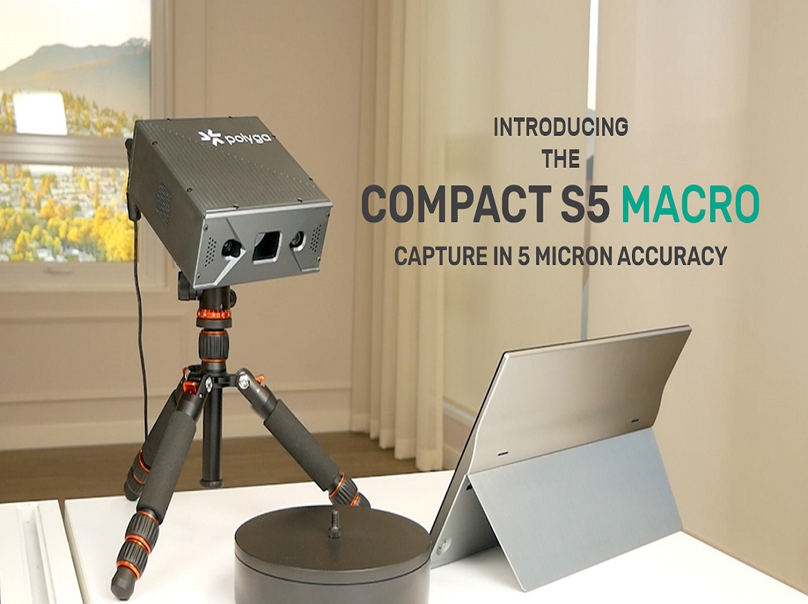 Polyga Inc. Releases the Compact S5 Macro An Industrial 3D Sensor For Imaging Small Objects