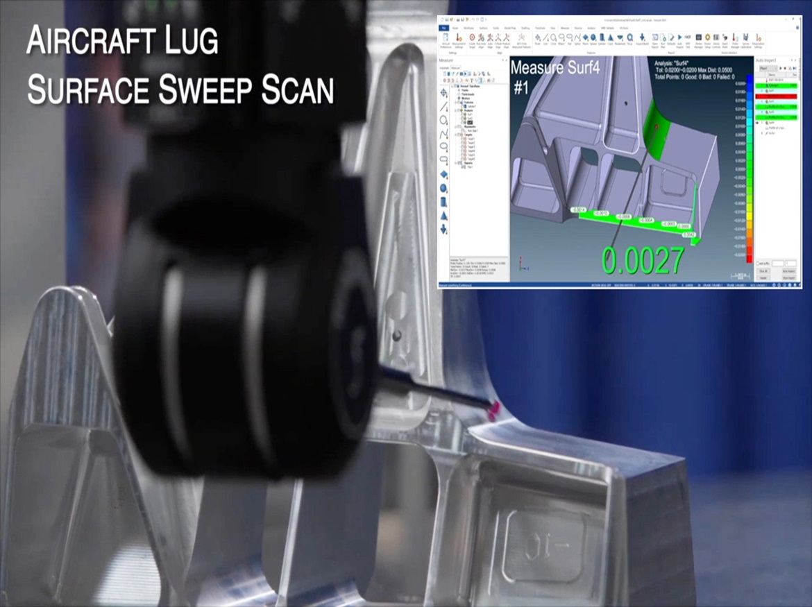 5-Axis CMM Scan Paths Technique: Surface Sweep Scan