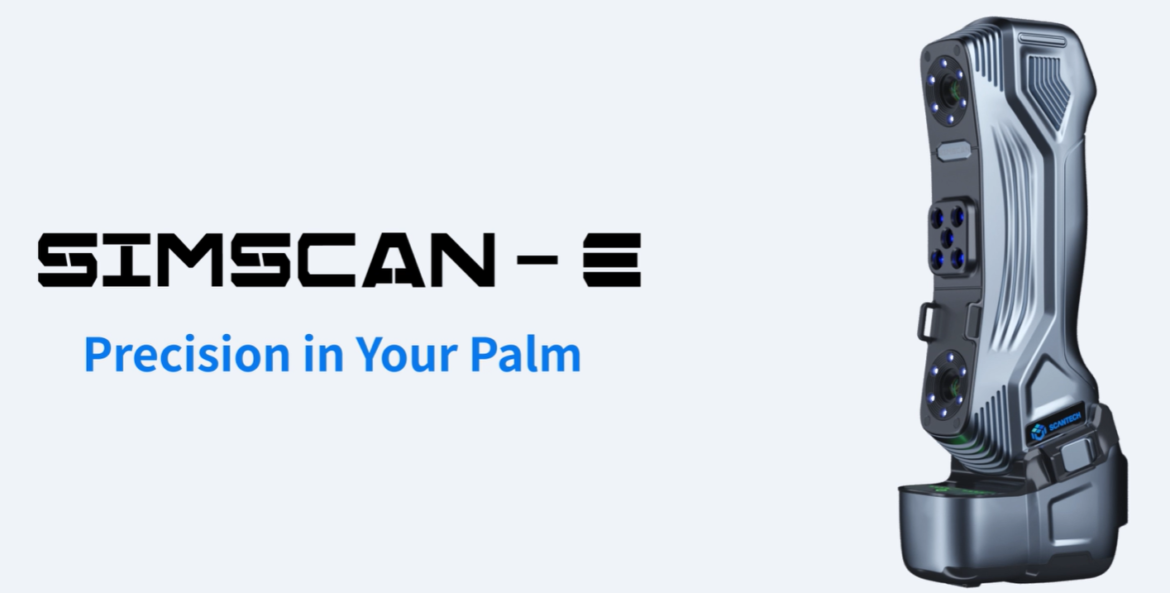 SIMSCAN-E Intelligent, Wireless and Palm-Sized 3D Scanner