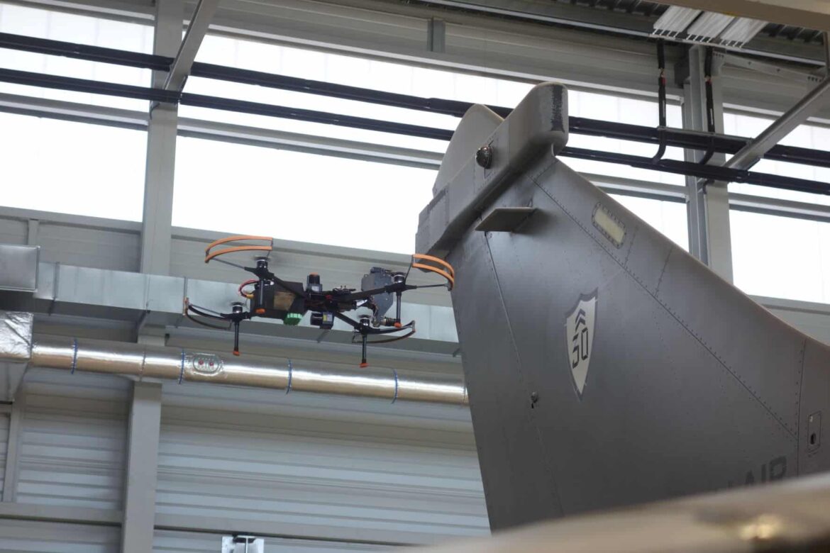 Automated surface inspection- The IRIS dentCHECK drone