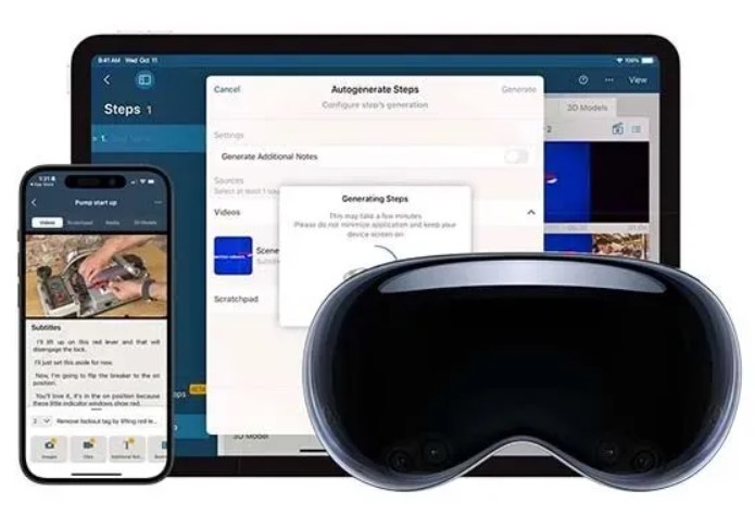 Taqtile’s Manifest Maker AR Work Instruction Platform Now Available On Vision Pro