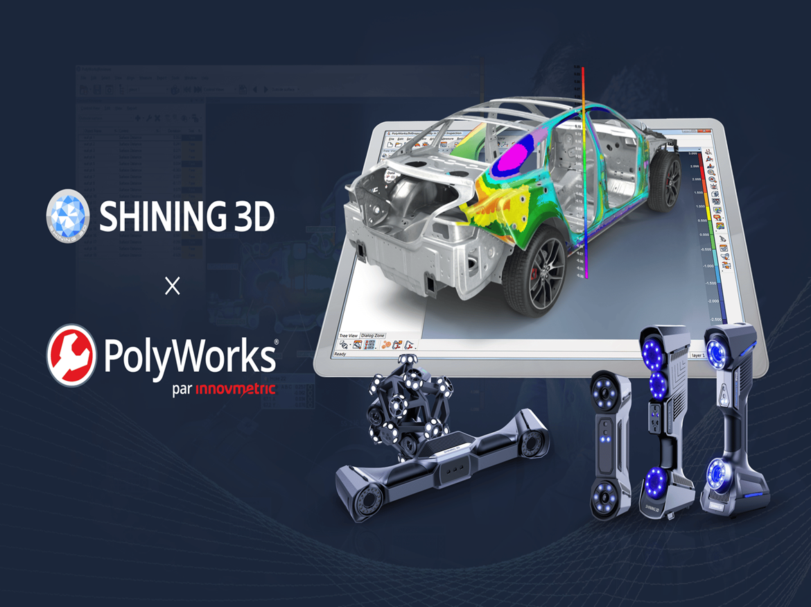 SHINING 3D Announces Global Partnership with InnovMetric