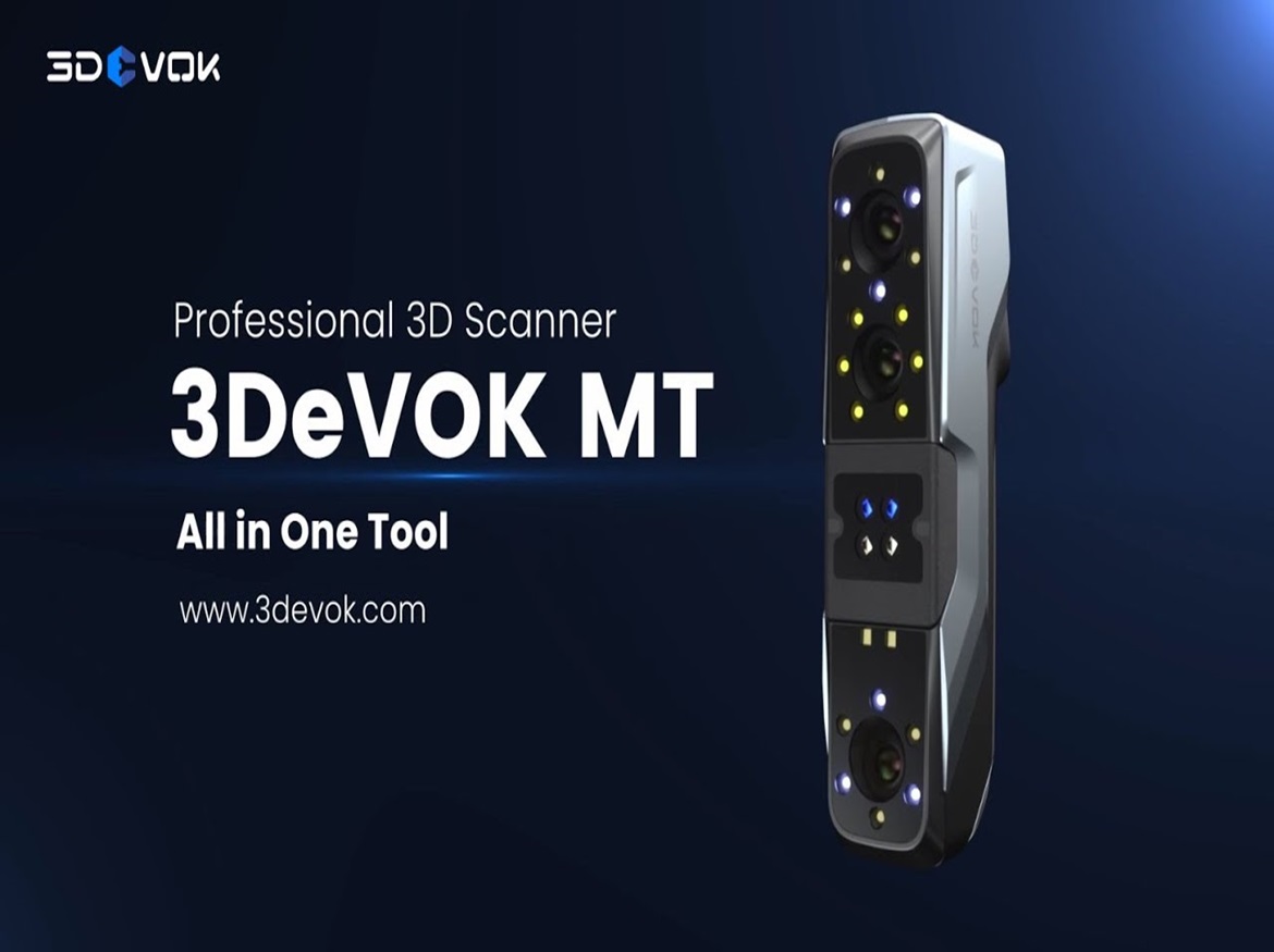 Brand-New Professional 3D Scanner, Redefining Magic Tools — 3DeVOK MT Officially Launched