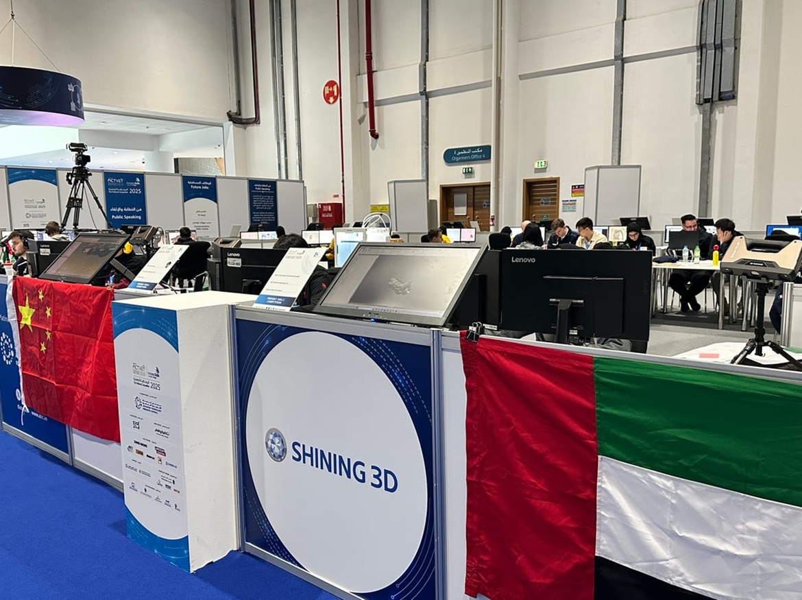SHINING 3D Champions Youth Engineering at Emirates Skills 2025 with World-Class 3D Scanning Solutions