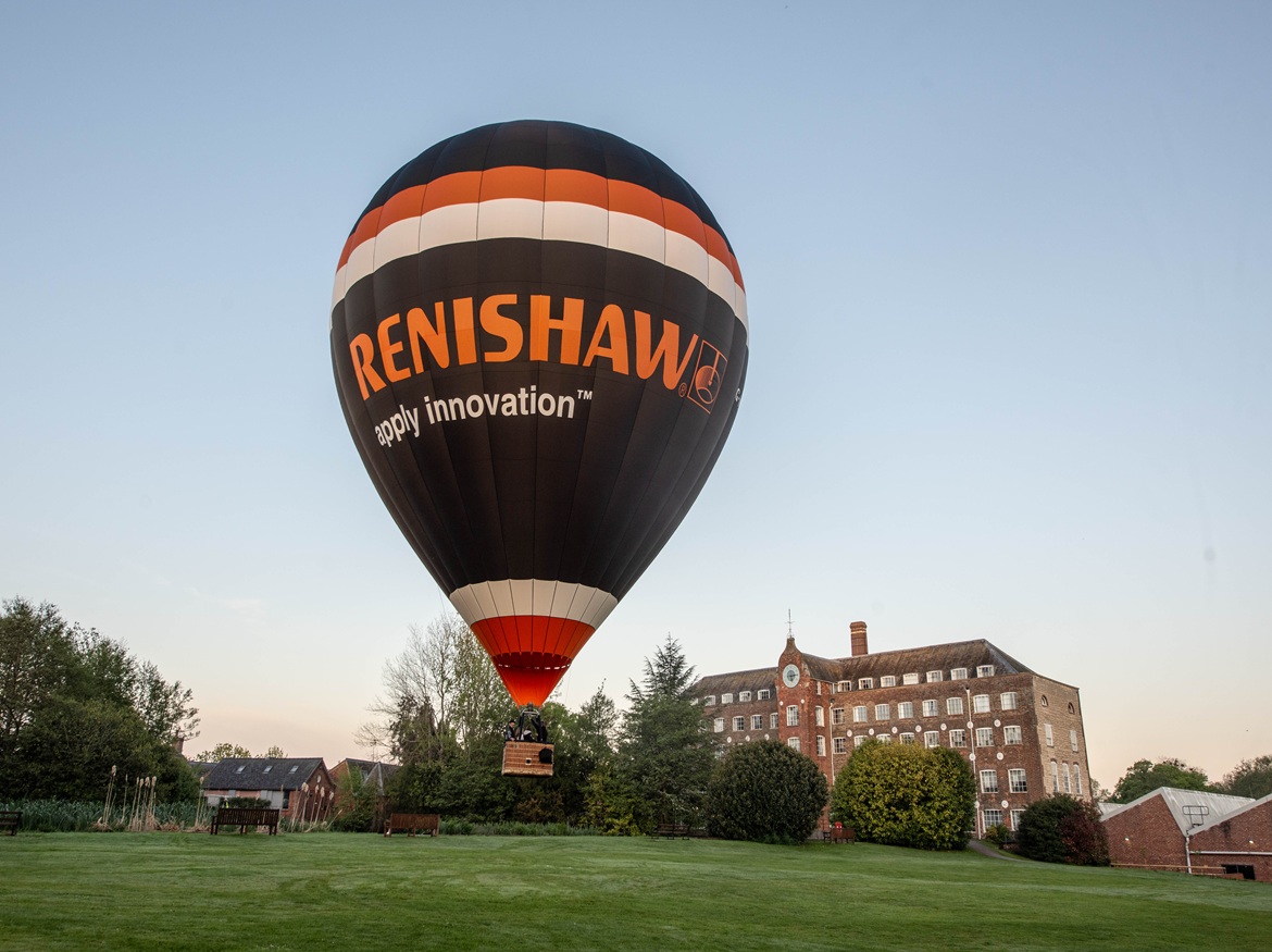 Renishaw partners with Exclusive Ballooning to launch new accessible hot air balloon