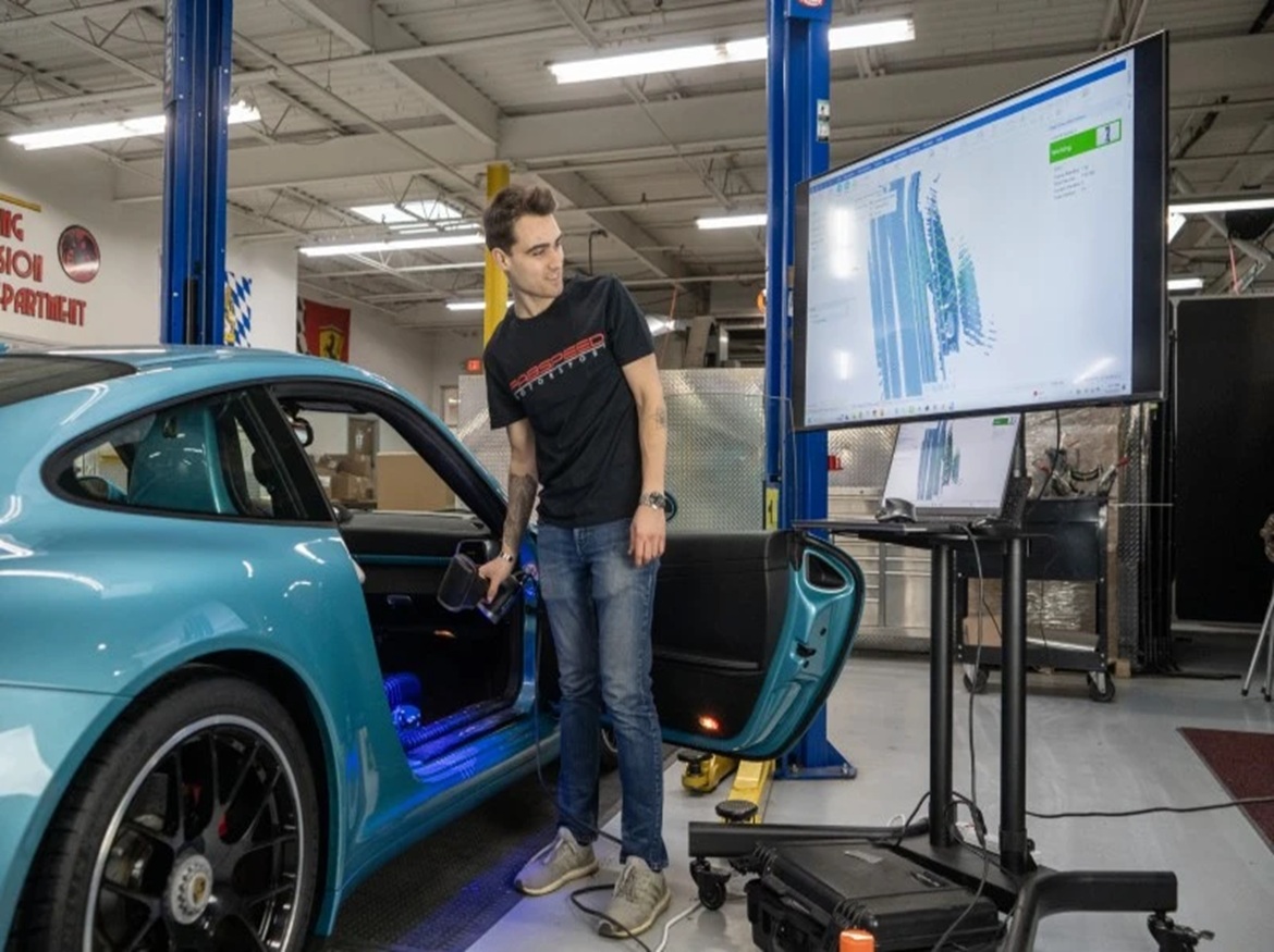 How Handheld 3D Scanner Helps for Porsche Modifications